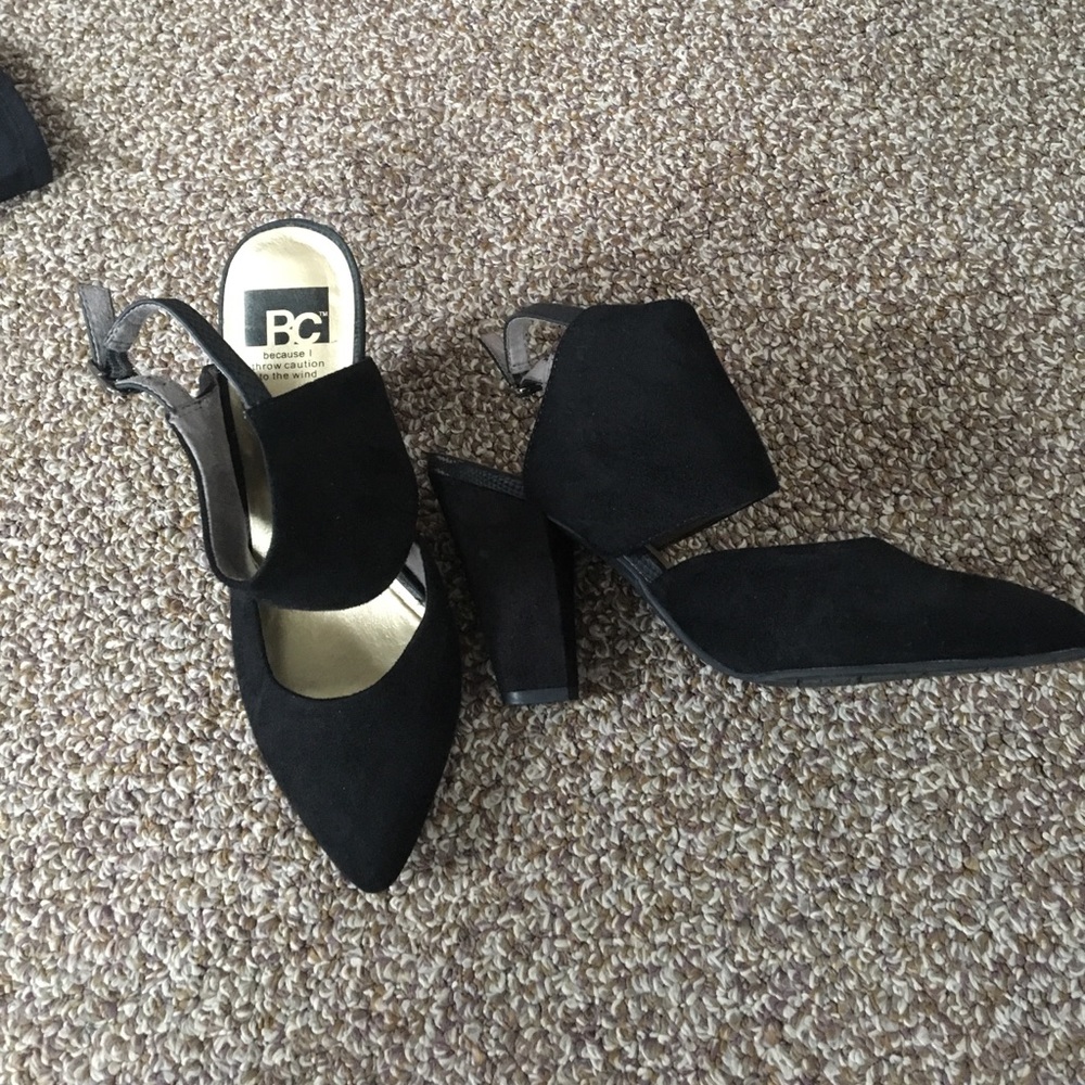 Black BP heels
